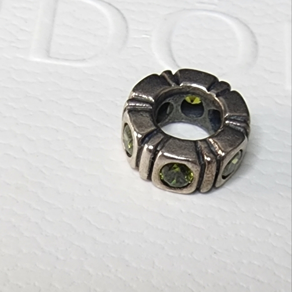 Pandora Trinity Green CZ Spacer - Picture 5 of 7
